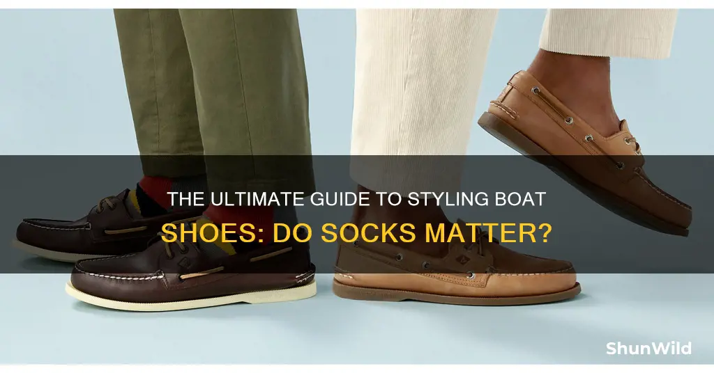 do socks go with boat shoes