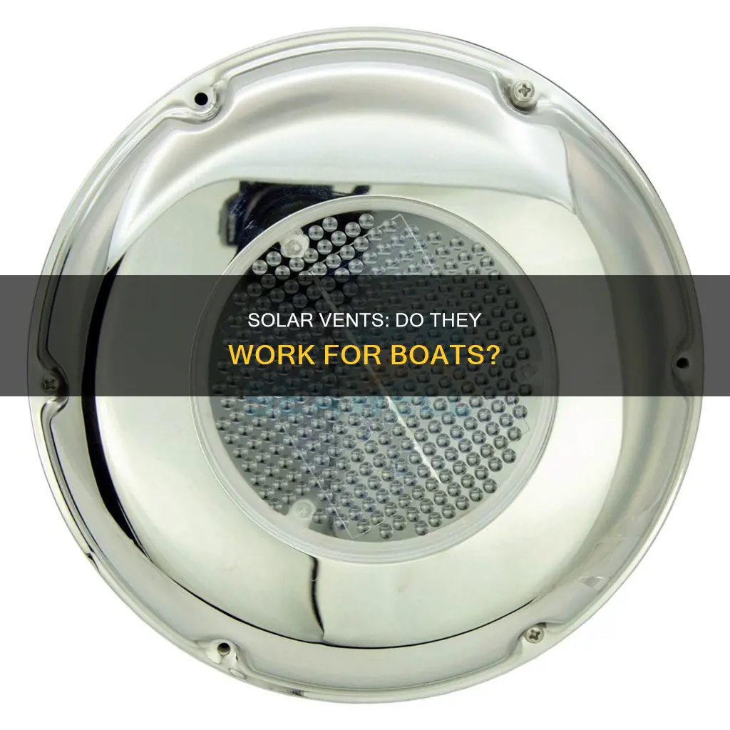 do solor vents work boat