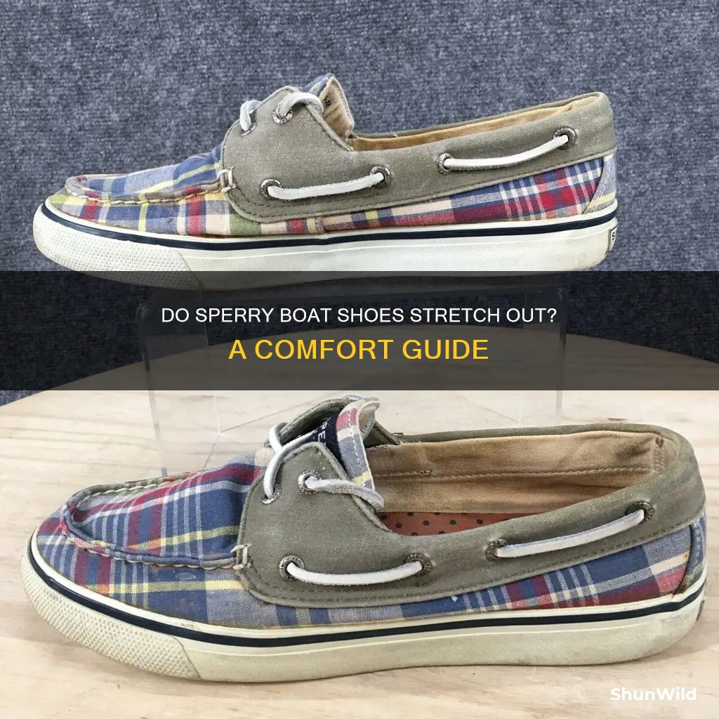 do sperry boat shoes stretch out