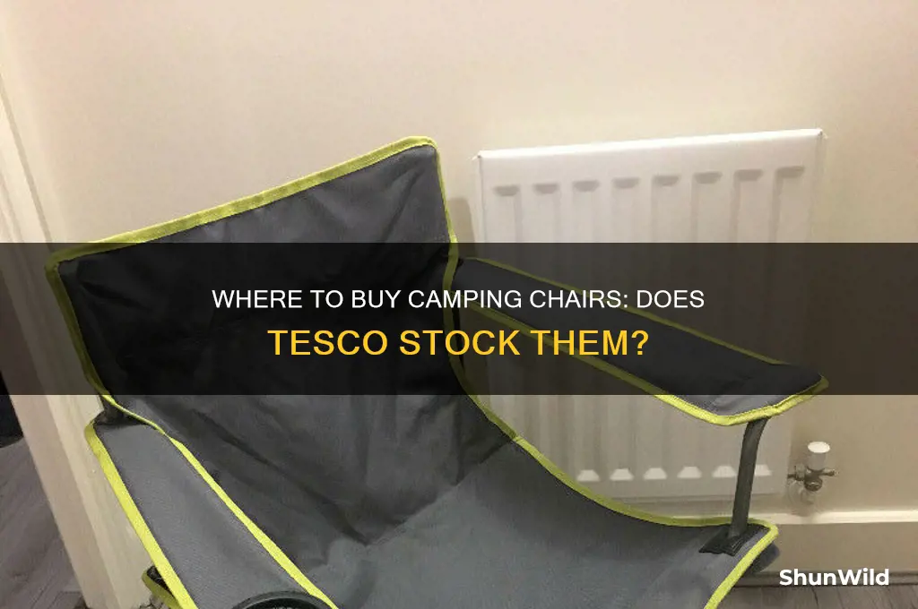 do tesco sell camping chairs