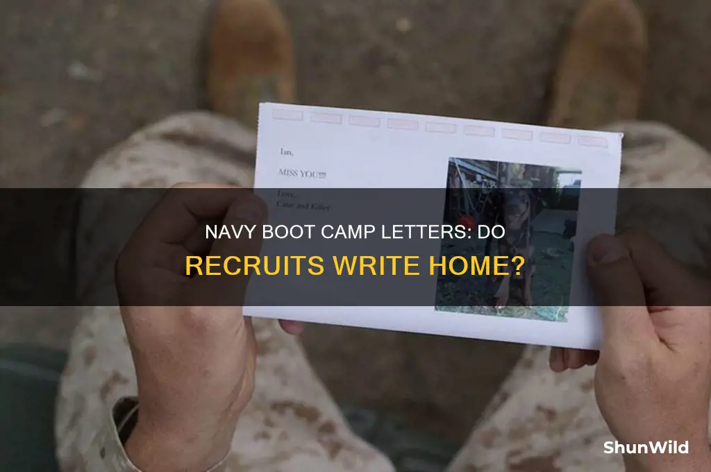 do the navy make you write home from boot camp