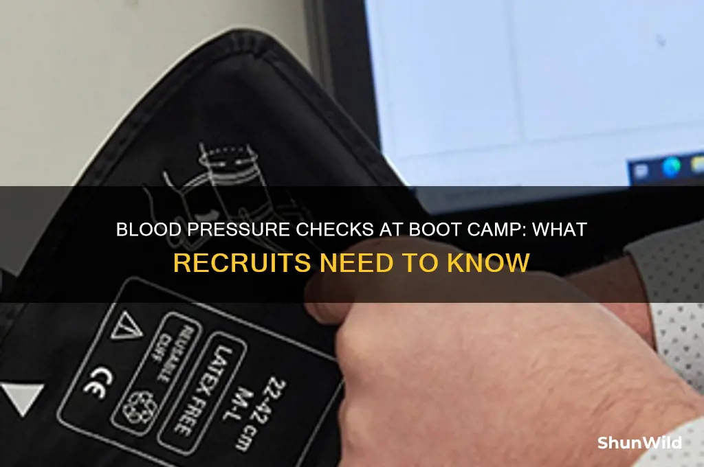 do they check blood pressure at boot camp