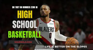 Does High School Basketball Have a Number Zero Jersey?