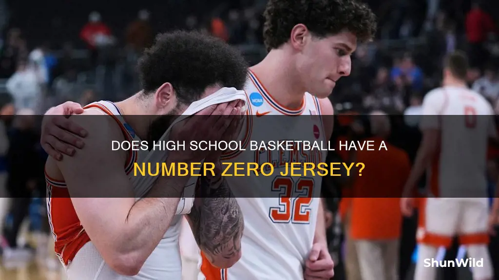 do they do number zero in high school basketball