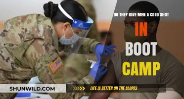 Do Men Receive a Cold Shot During Boot Camp Training?