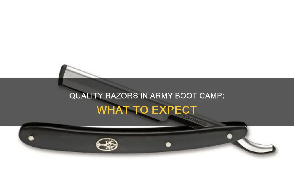 do they sell quality razors in army boot camp
