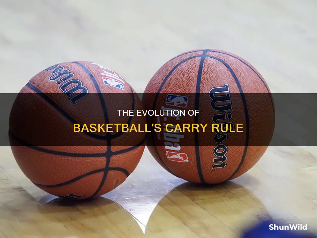 do they still call carry in basketball