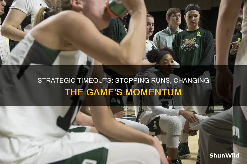 do timeouts help to stop runs in basketball
