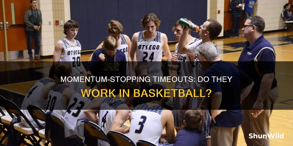 do timeouts work to stop momentum in basketball