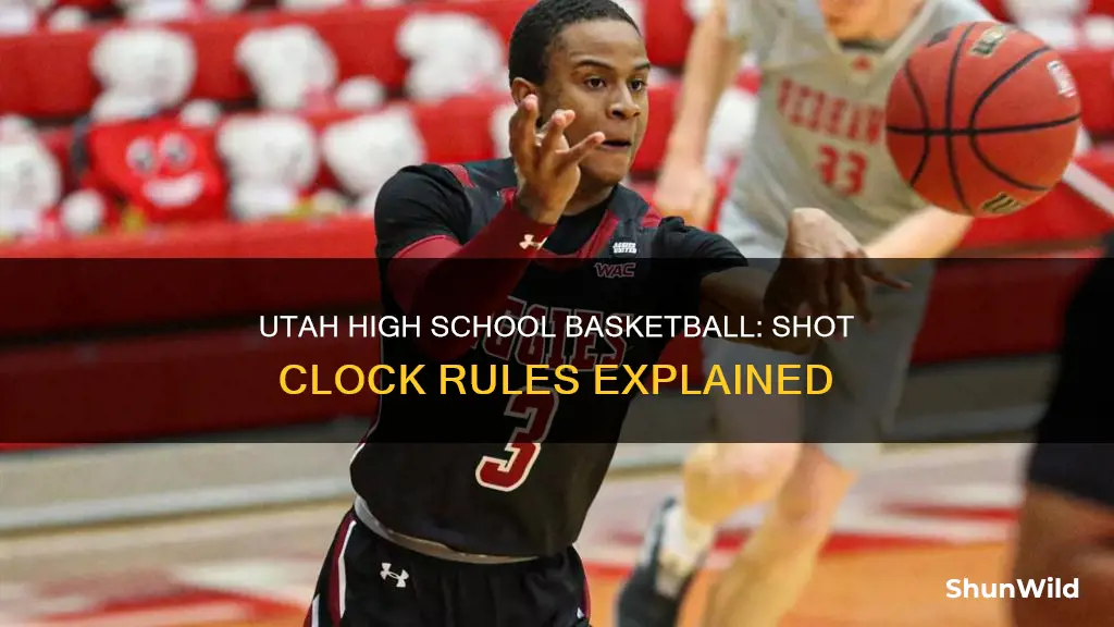 do utah high school basketball use a shot clock