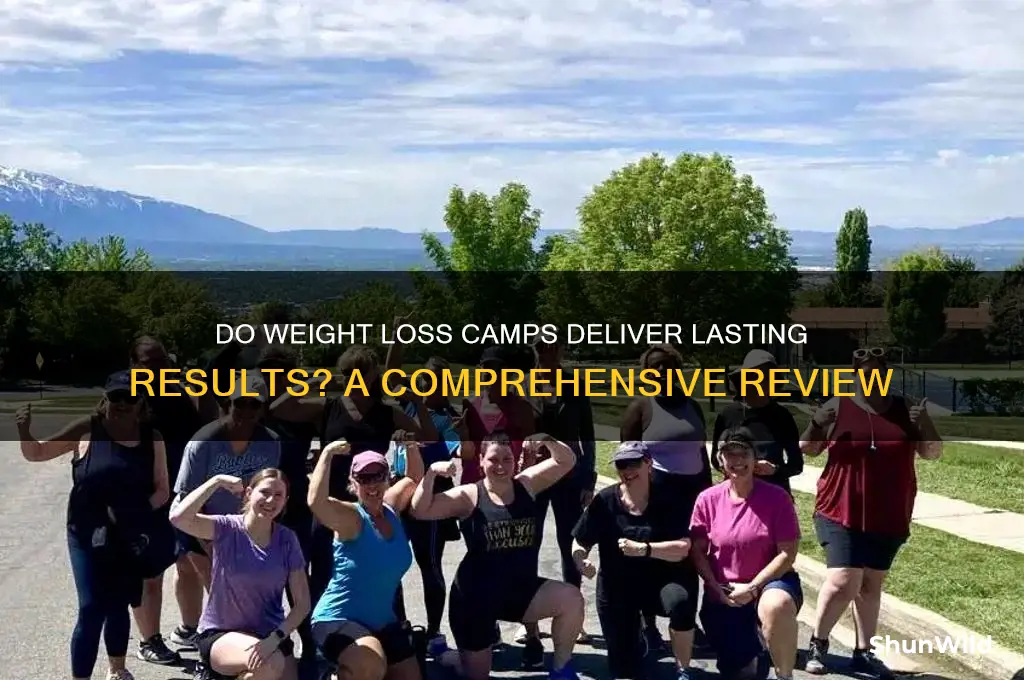 do weight loss camps work