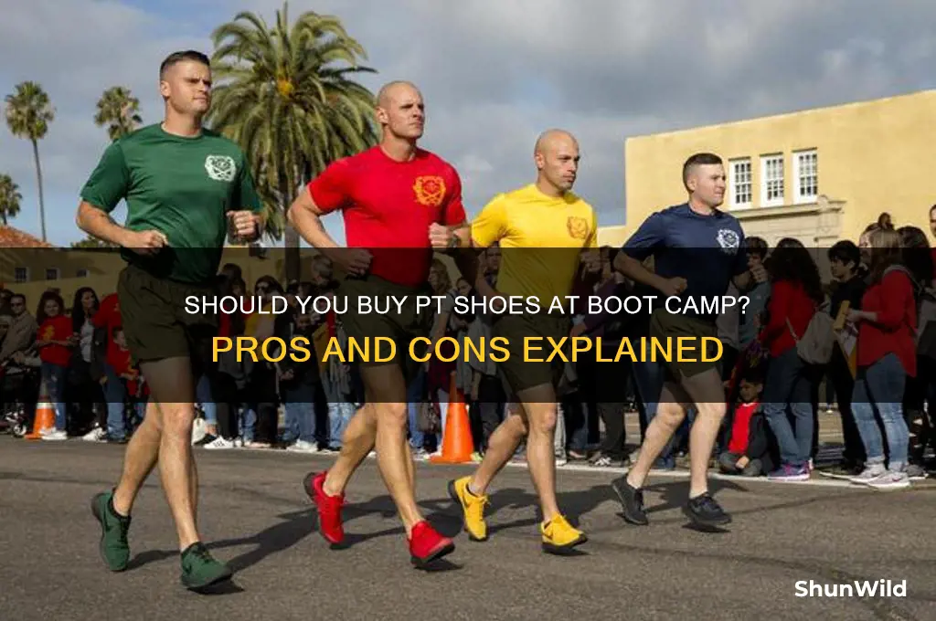 do you buy pt shoes at boot camp