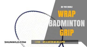 The Ultimate Grip: Double Wrap for Badminton