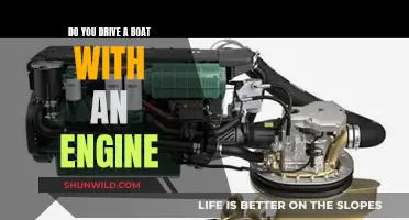 How to Operate a Boat with an Engine