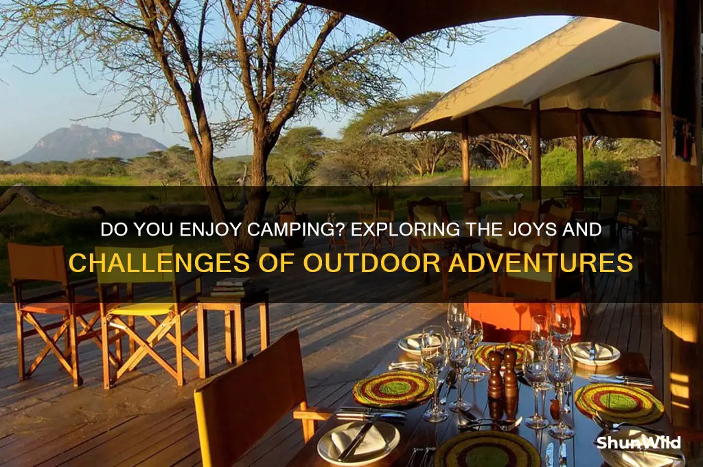 do you enjoy camping