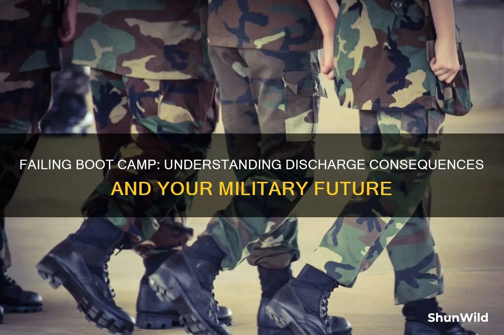 do you get a dishonorable discharge for failing boot camp