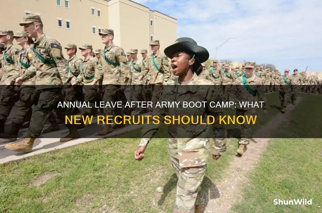 do you get annual leave after boot camp army