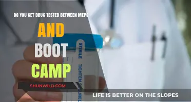 Drug Testing Between MEPS and Boot Camp: What to Expect