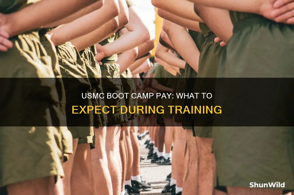 do you get paid during boot camp usmc