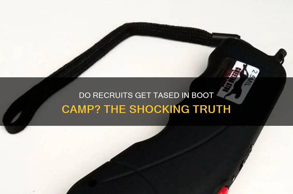 do you get tased in boot camp