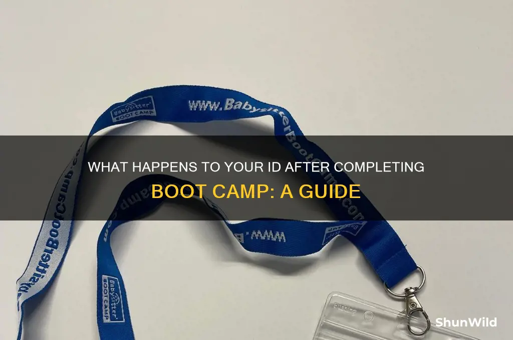 do you get your id after boot camp