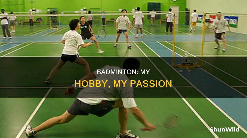 do you have a hobby playing badminton