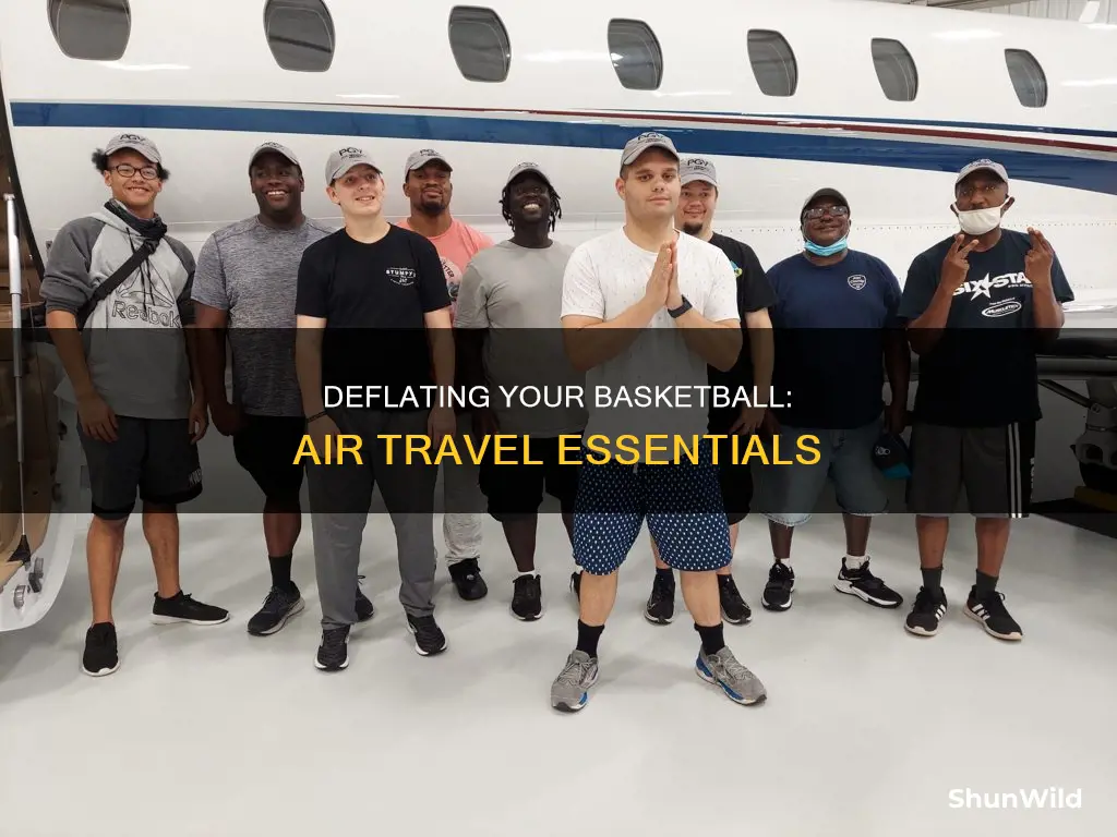 do you have to deflate a basketball when flying