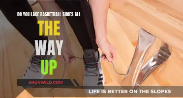 Lacing Basketball Shoes: All the Way Up or Not?