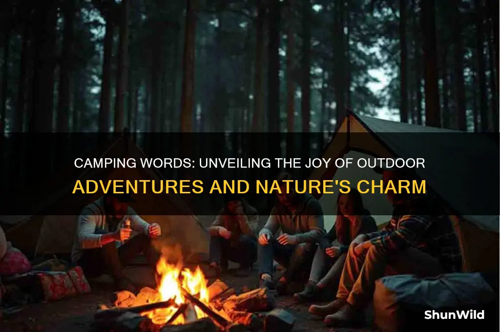 do you love camping words