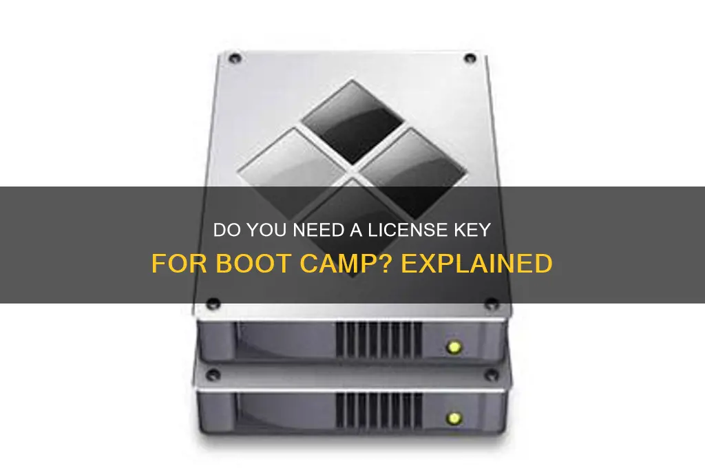 do you need a license key for boot camp