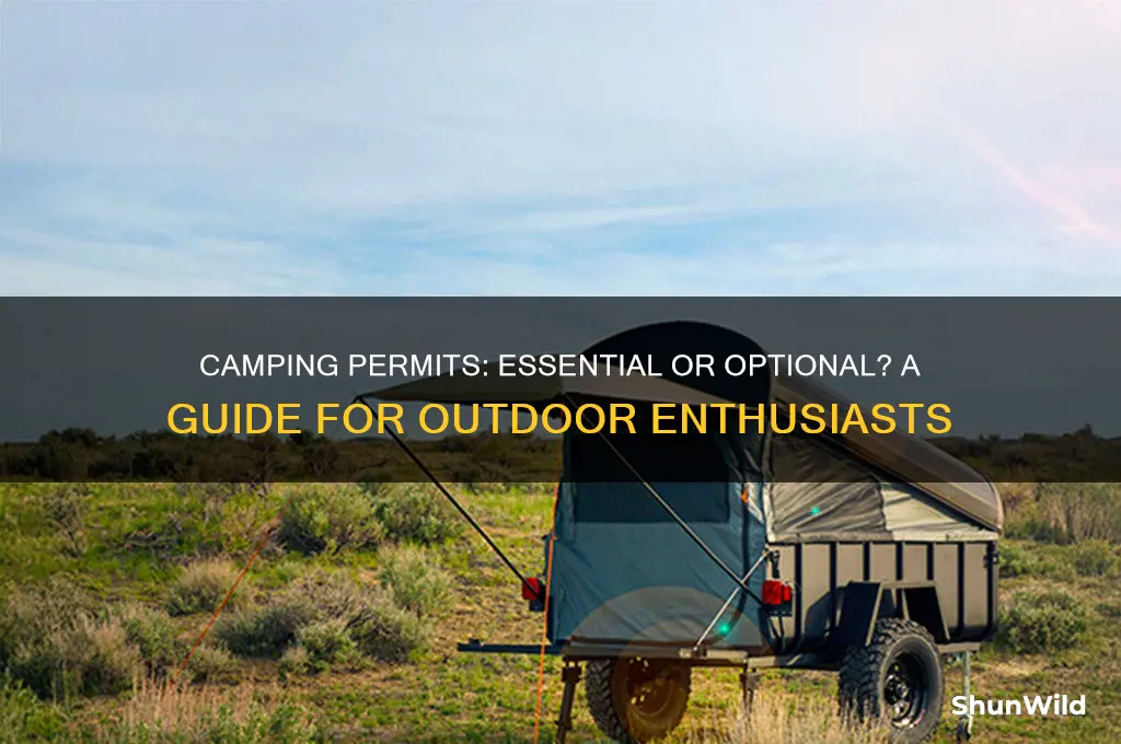 do you need camping permits
