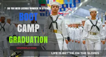 Attending Boot Camp Graduation: Is a License Number Required?