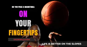 Basketball Passing: Fingertips for Control and Precision