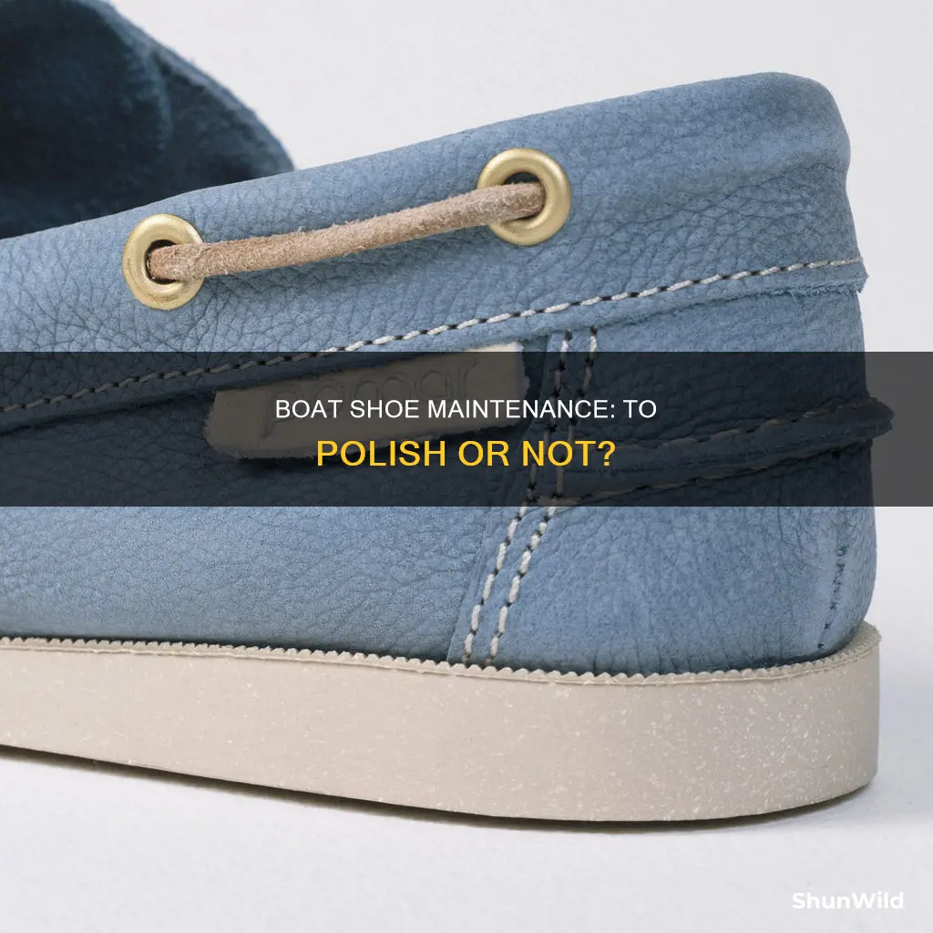 do you polish boat shoes