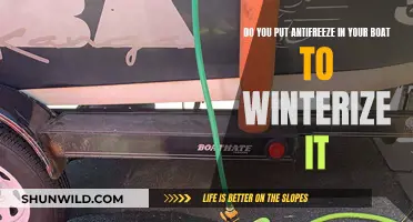 How to Winterize Your Boat with Antifreeze