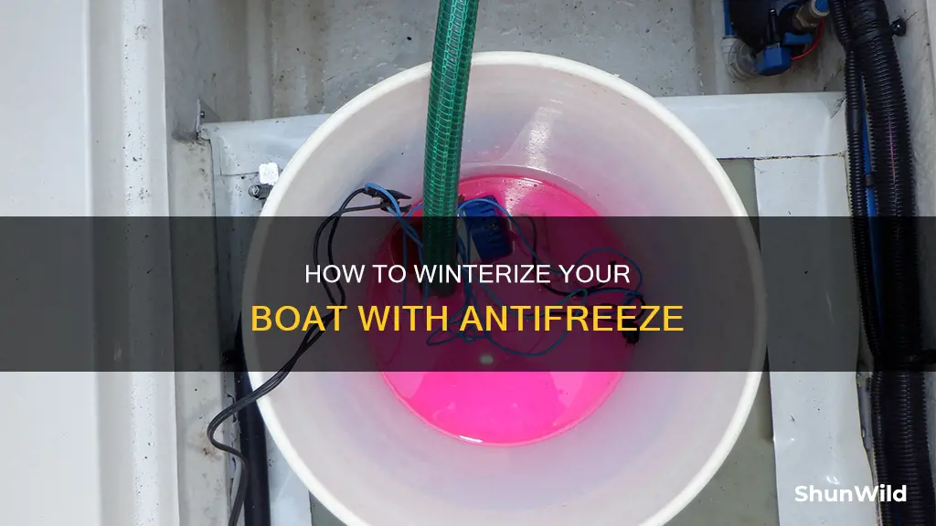 do you put antifreeze in your boat to winterize it