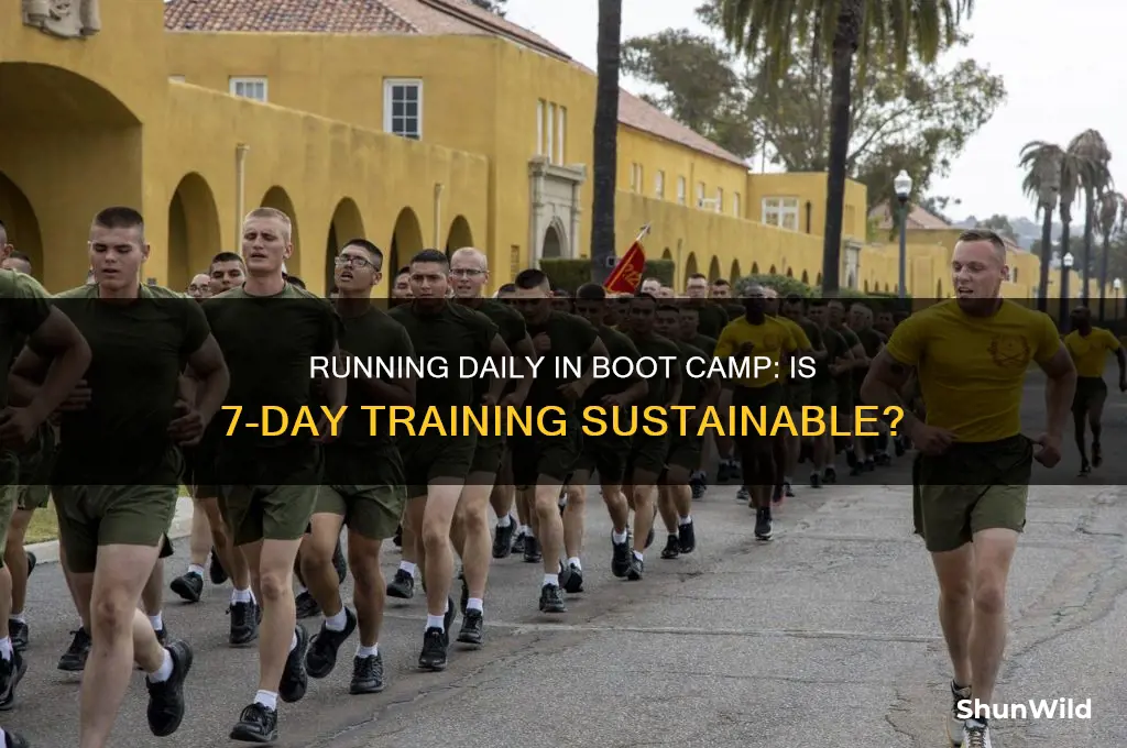 do you run 7 days a week in boot camp