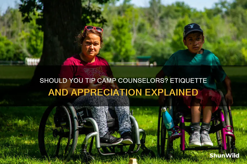 do you tip camp counselors