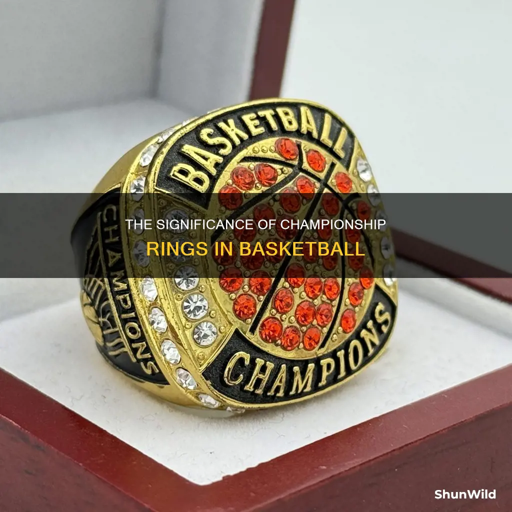 do you win a ring in basketball
