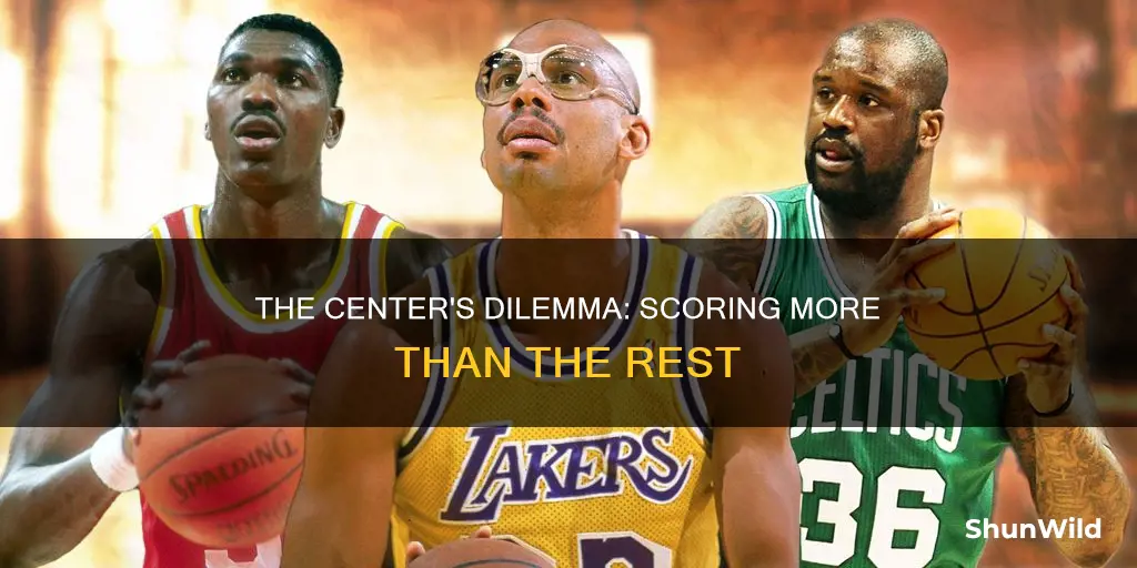 does a basketball center score the most points