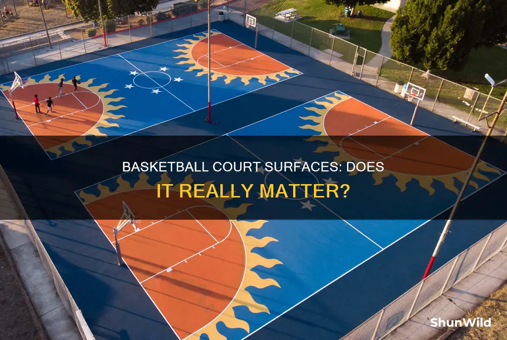 does a basketball cort mattter