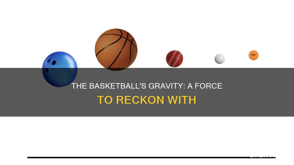 does a basketball exert a gravitational force
