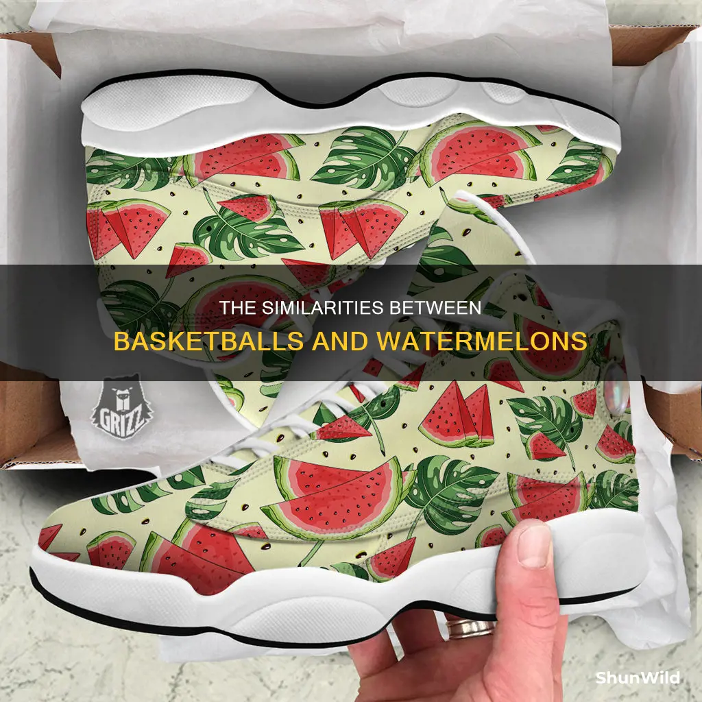 does a basketball look like a watermelon