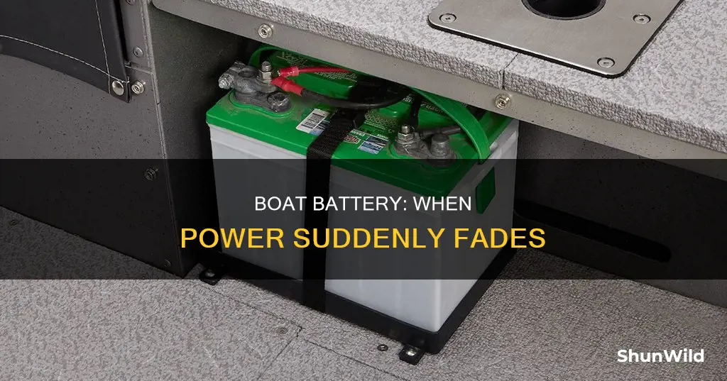 does a boat battery just totally go dead