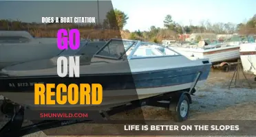 Boating Citations: On-Record or Not?