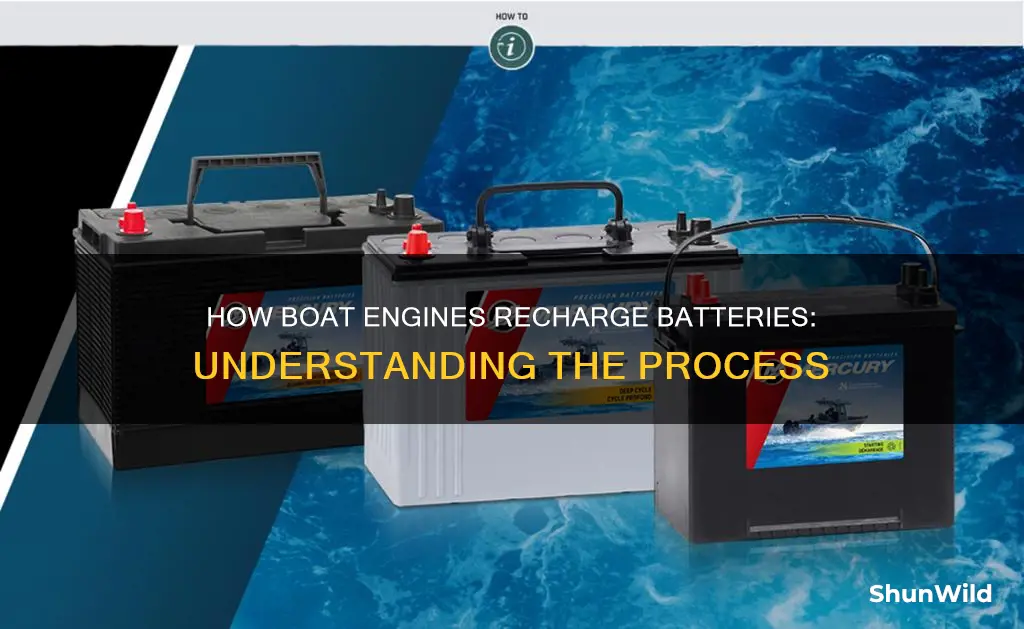 does a boat engine recharge battery