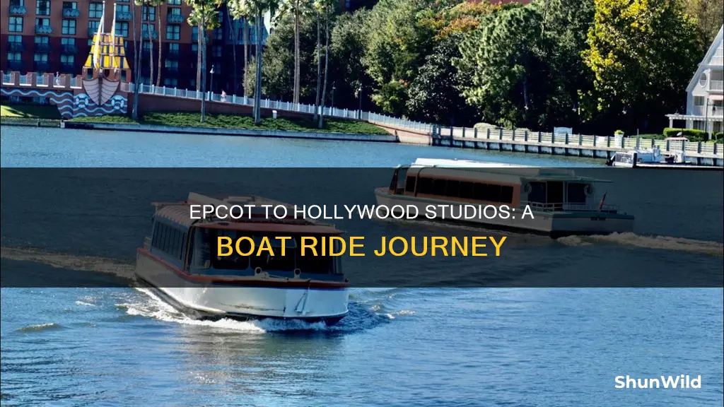 does a boat go from epcot to hollywood studios