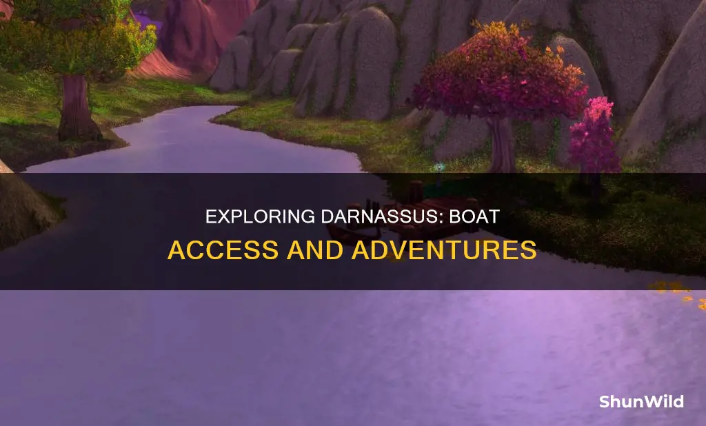 does a boat go to darnassus