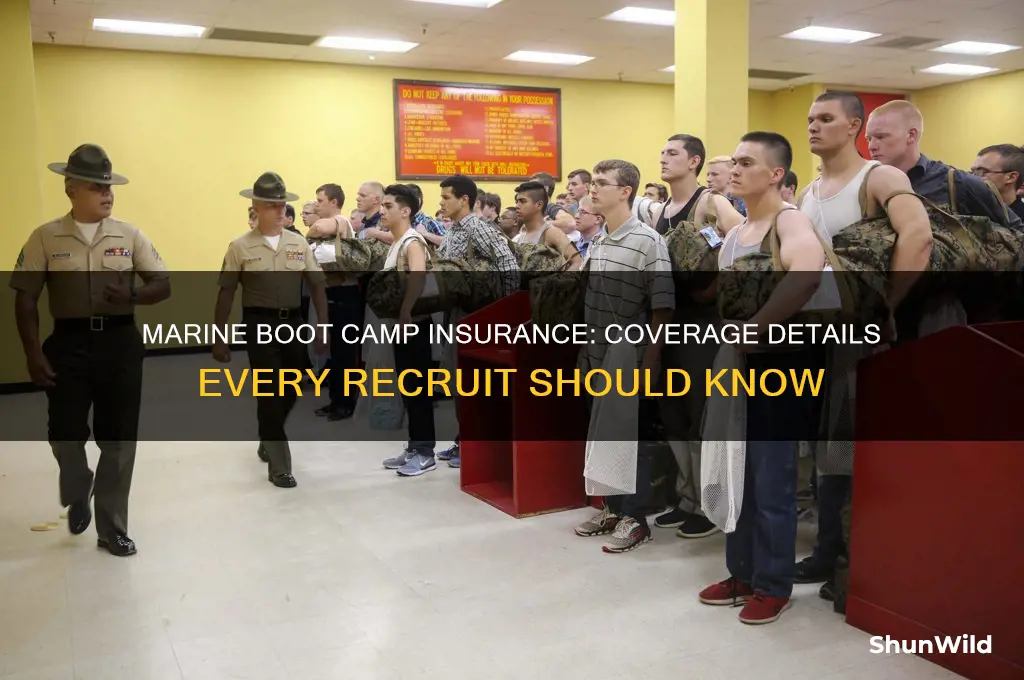 does a marine in boot camp have insurance coverage