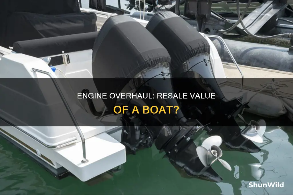 does a new engine add value to a boat selling